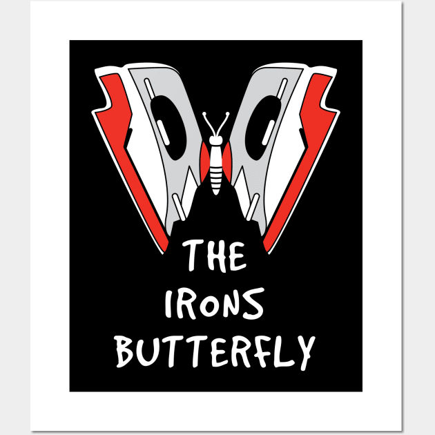 The Irons Butterfly Wall Art by teejaya